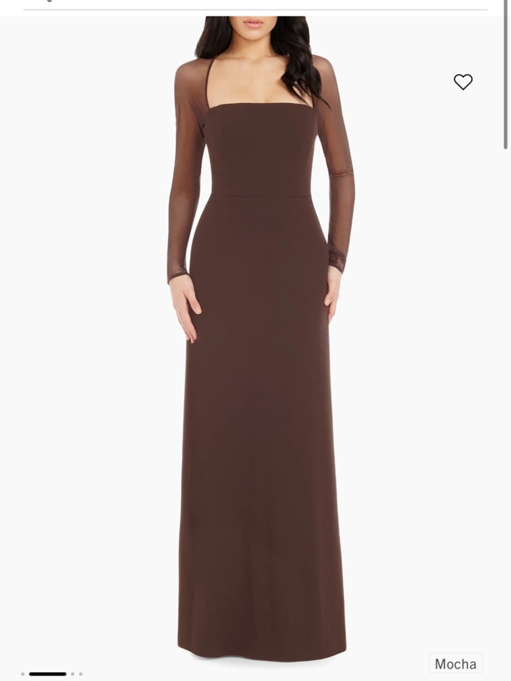 Dress the Population Maxwell Long-Sleeve Gown